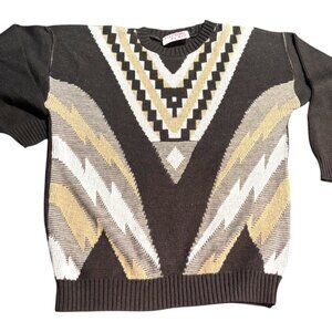 Clifton Place Knits Vintage Geometrical Sweater  Size: L measurements in pics